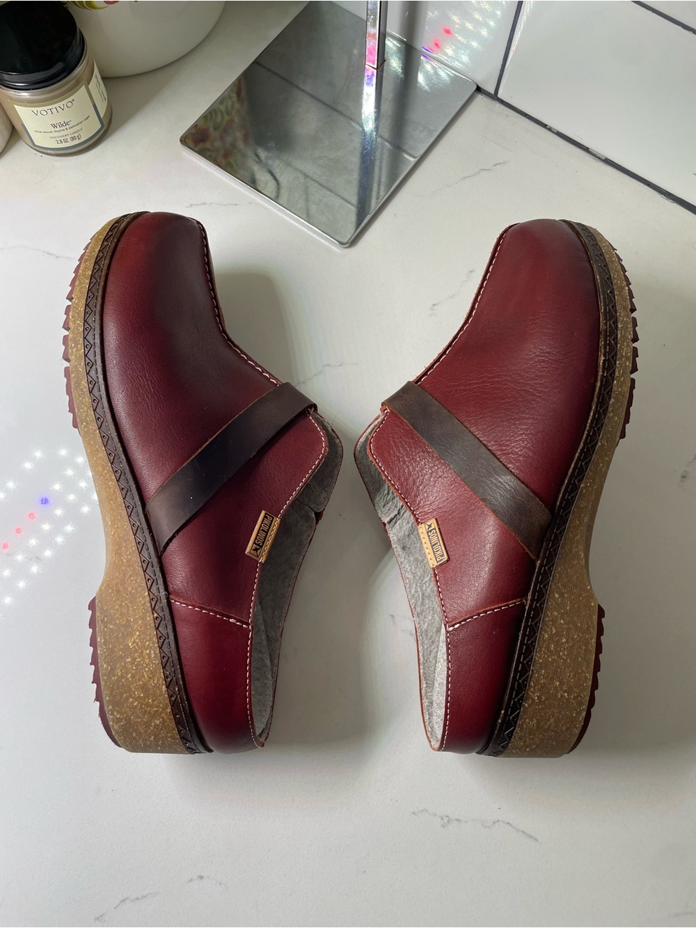 Pikolinos Granada | Women’s Medium Heel Clogs | Size 40 | Arcilla - Picture 11 of 14